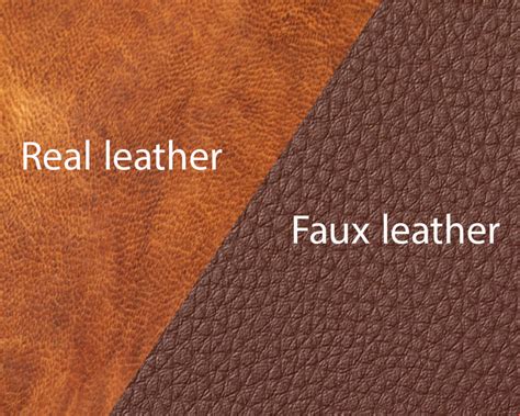 what is fake leather called|real leather vs faux.